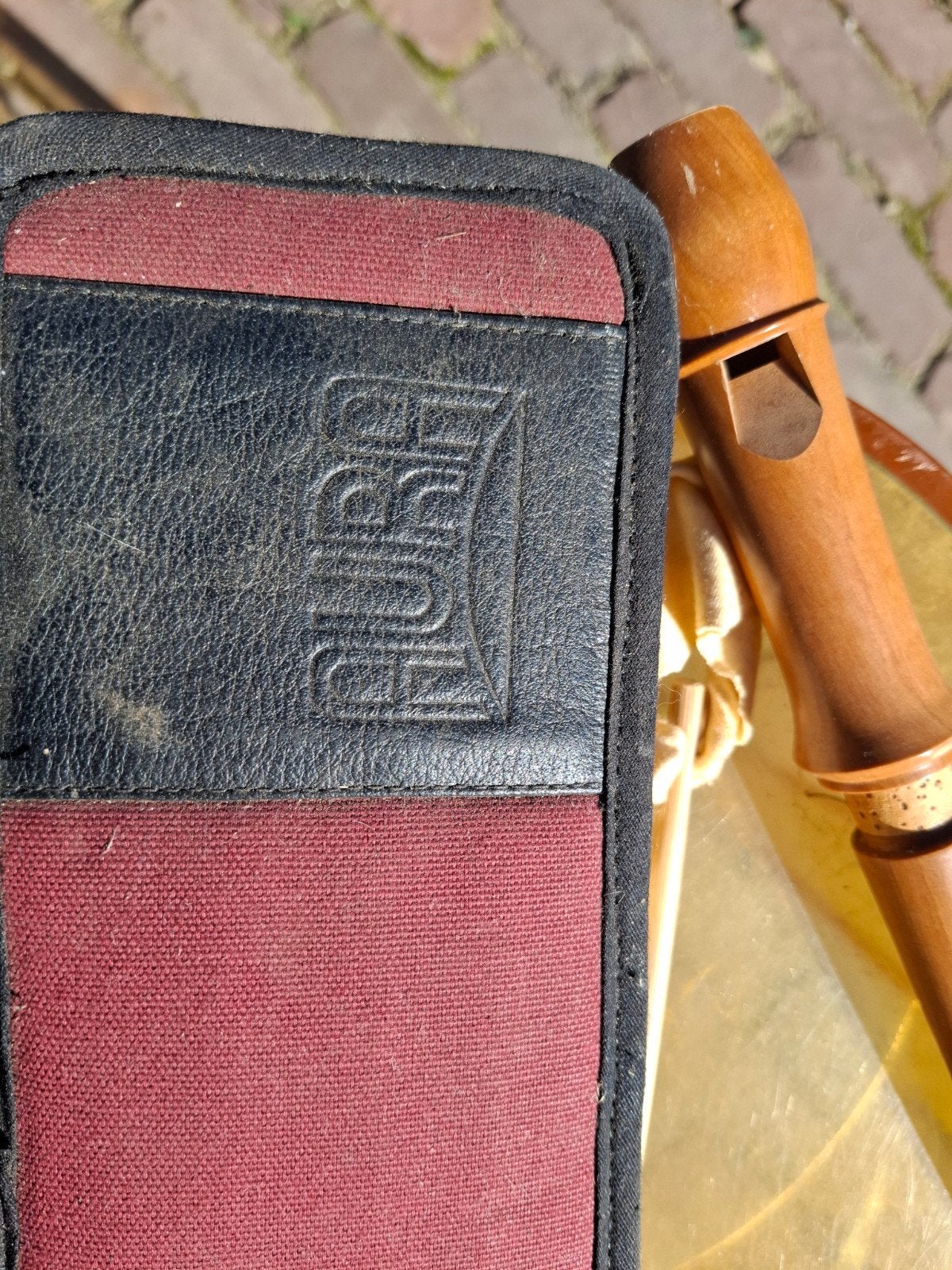 blokfluit aura hout, Muziek en Instrumenten, Ophalen, Gebruikt, Overige typen, Met koffer, hoes of etui