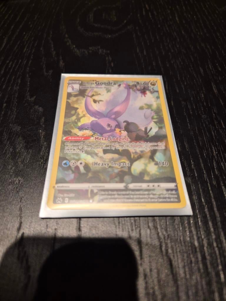 Pokemon kaart, Hisuian Goodra, Ophalen of Verzenden, Zo goed als nieuw