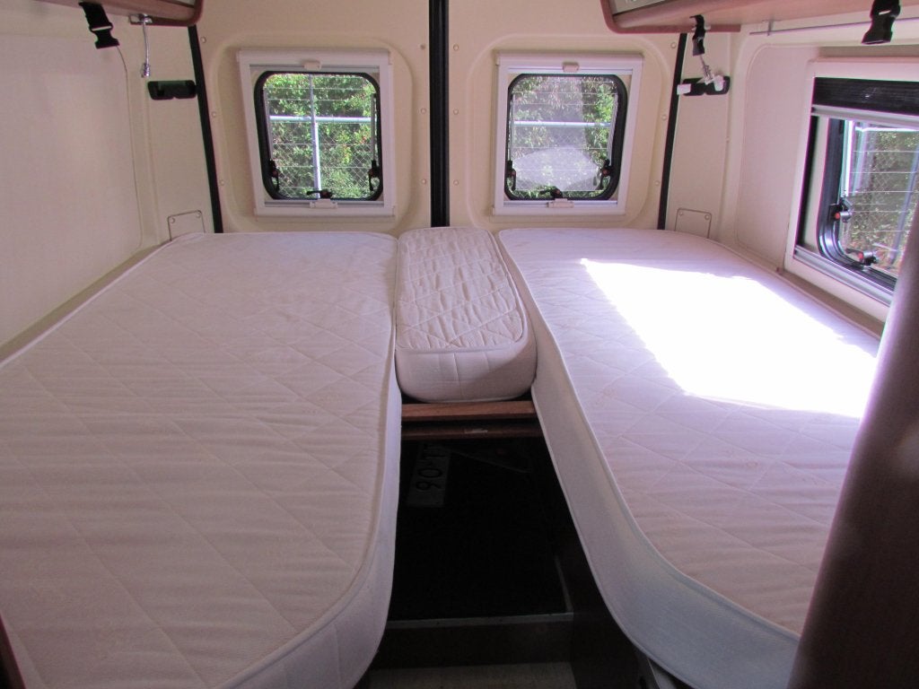 Karmann Davis 620 Lengtebedden, Handgeschak, Caravans en Kamperen, Buscamper of Camperbus, Ringverwarming, Fiat, Tot en met 2