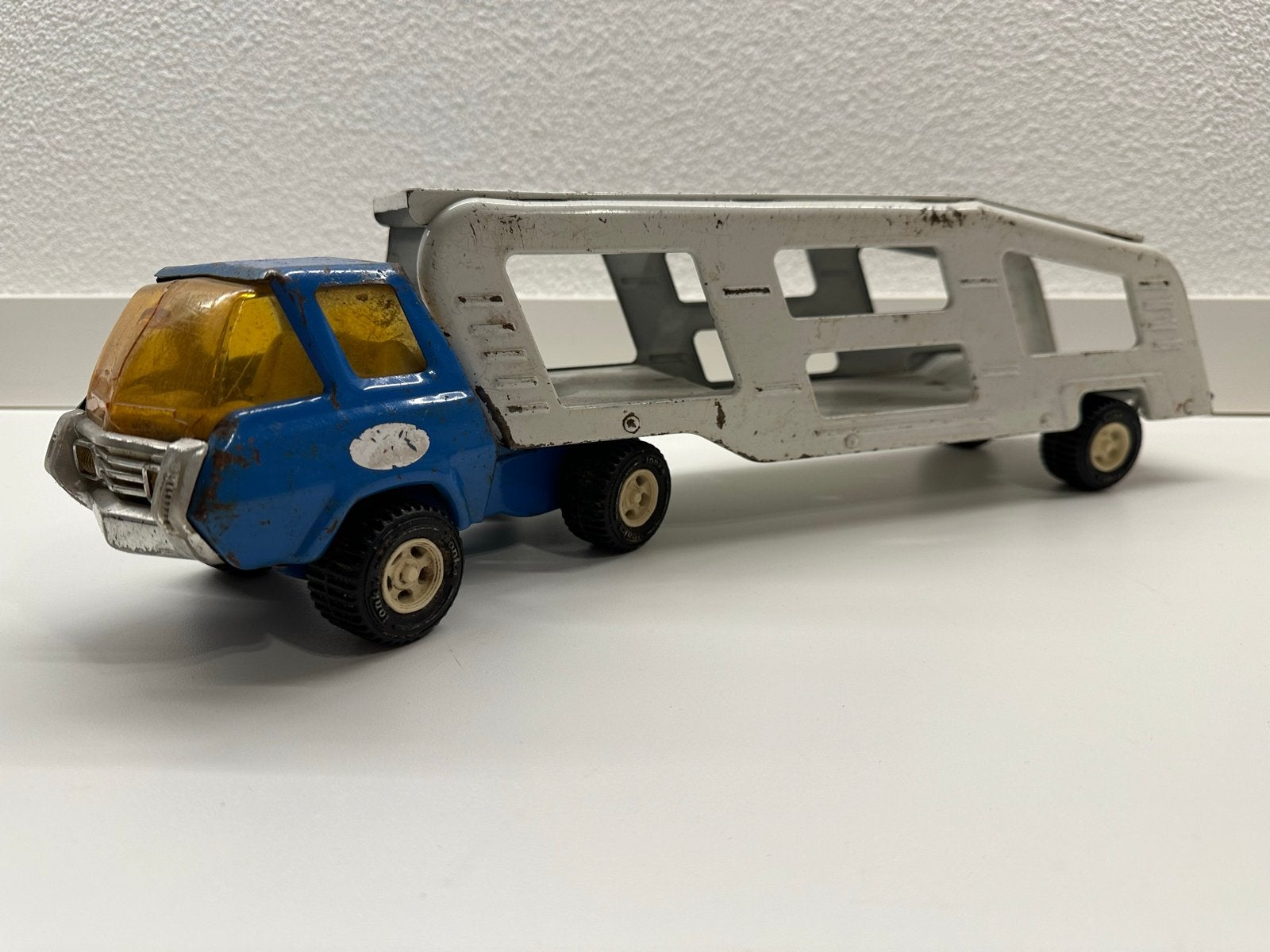 Tonka autotransporter vrachtwagen, Ophalen of Verzenden, Gebruikt