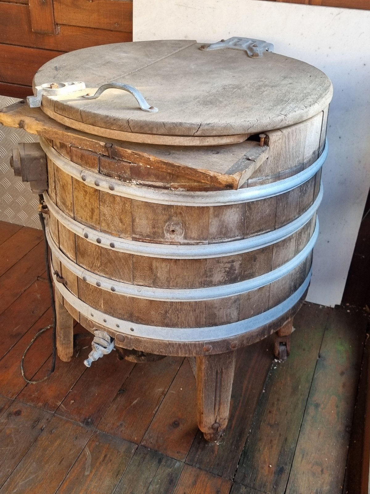 Antiek wasmachine, Minder dan 75 liter, Ophalen of Verzenden, Gebruikt, Metaal