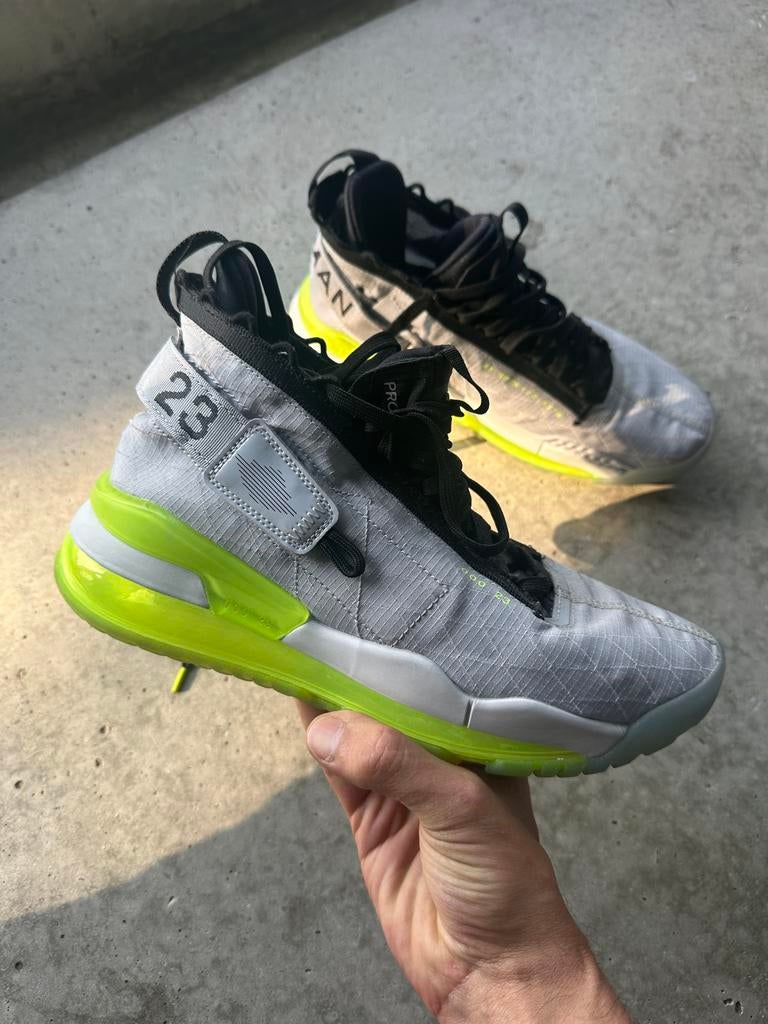 Nike Jordan Proto-Max 720 Sneakers - Grijs/Neon Groen Mt 41, Kleding | Dames, Schoenen, Ophalen of Verzenden, Sneakers of Gympen