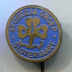 St. Cecilia Groep Slotervaart scouting groep speld ( V_120), Verzenden, Nieuw, Merk, Speldje of Pin