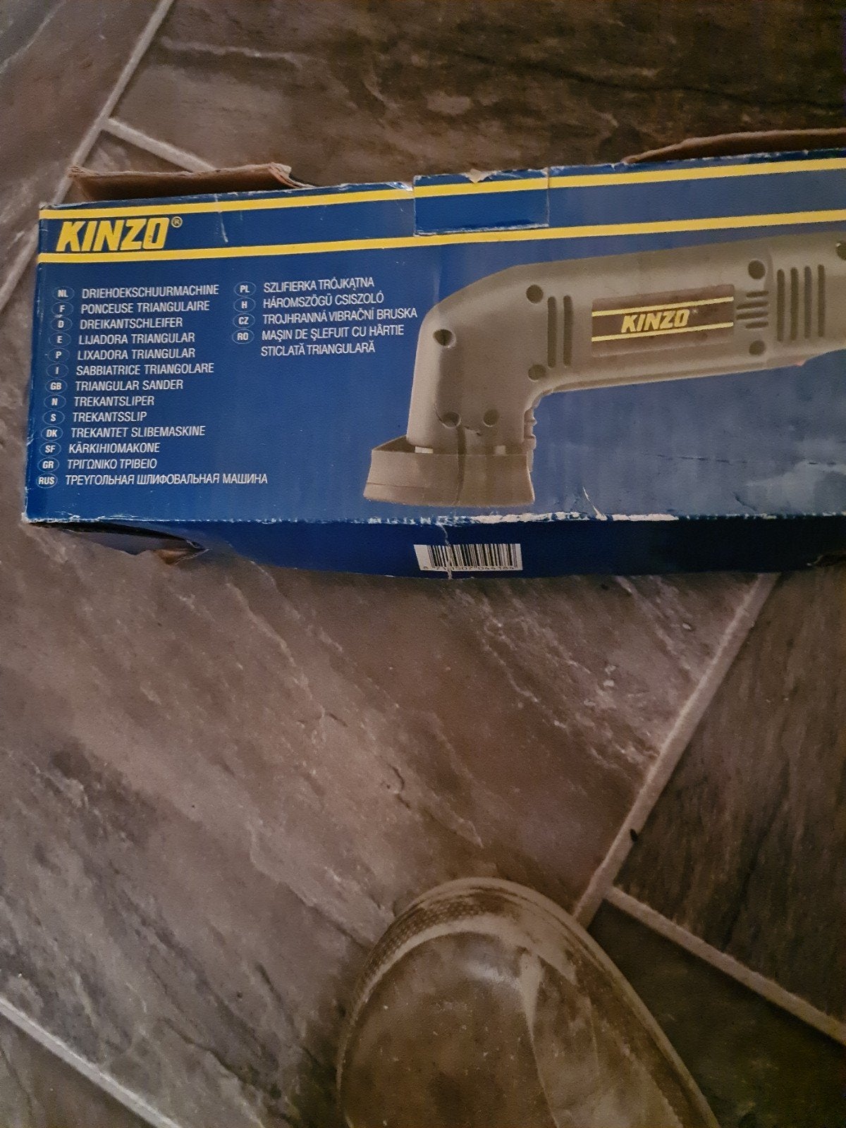 Kinzo 180W Driehoekschuurmachine - Ophalen voor weinig, Doe-het-zelf en Verbouw, Gereedschap | Schuurmachines, Ophalen of Verzenden