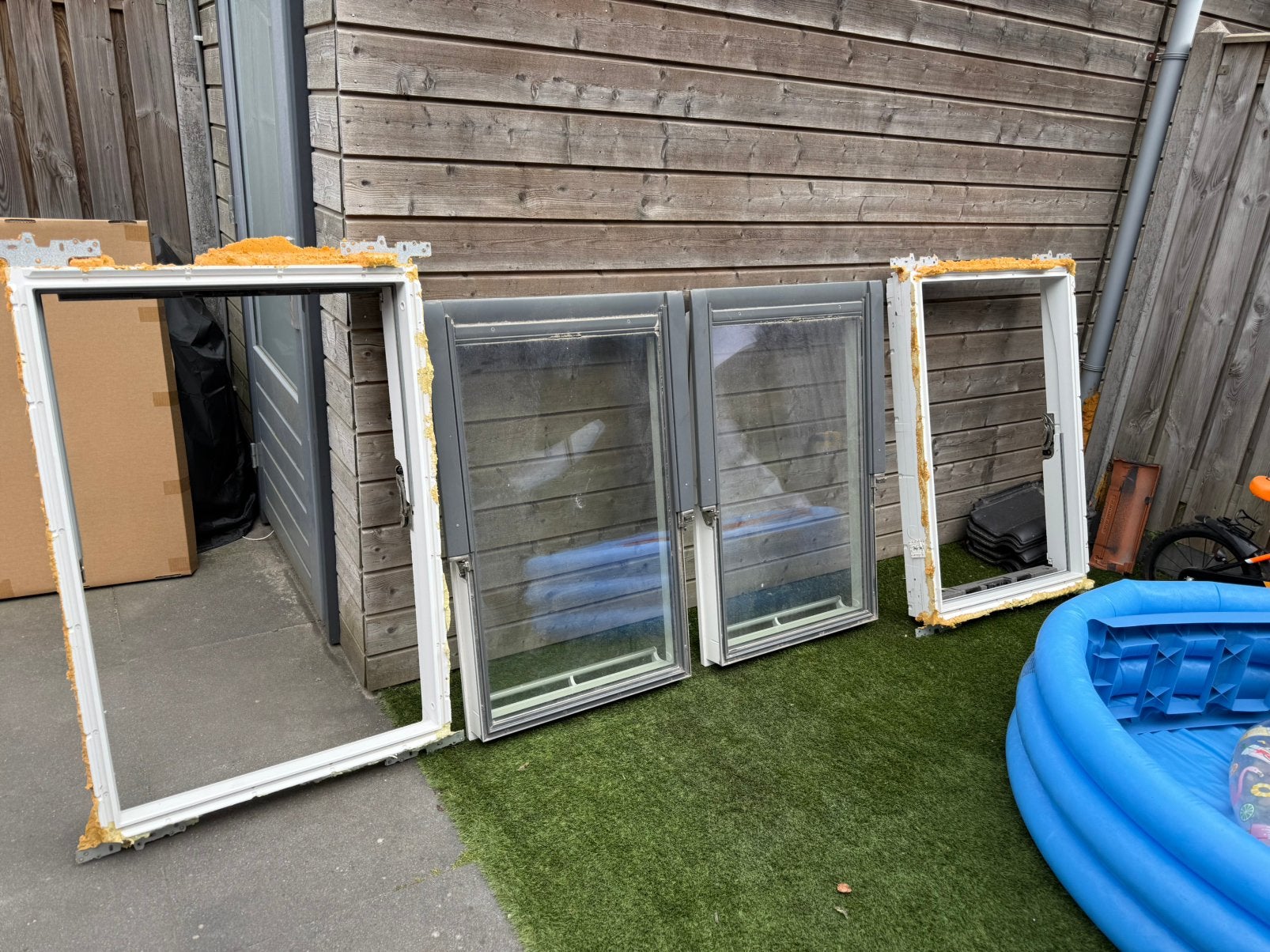 SET 2x Dakraam + DUO Plisse Velux GGU MK06 78x118cm HR++, Ophalen, Minder dan 80 cm, 80 tot 120 cm, Zo goed als nieuw