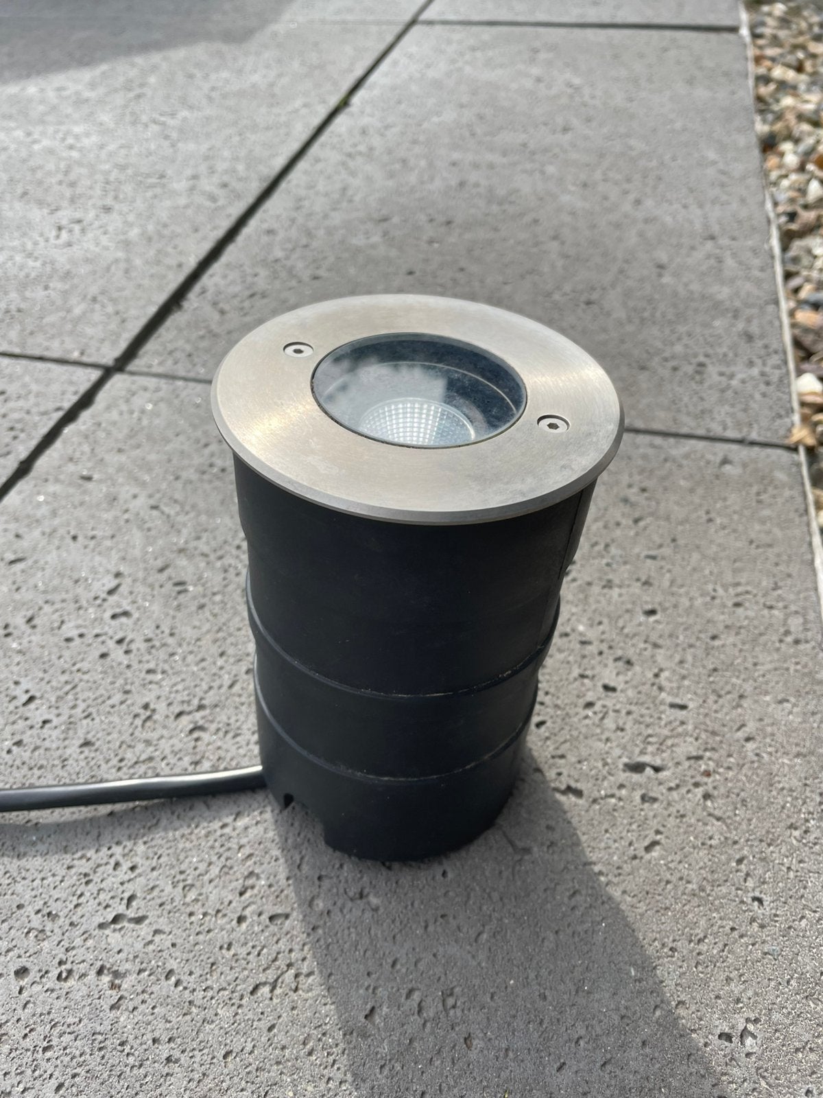 Inbouwspot LED RVS - Waterbestendig, Gebruikt, Minder dan 50 watt, Ophalen of Verzenden, Netvoeding