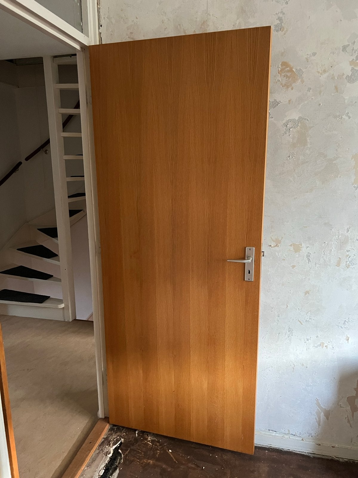 5x Houten binnendeur 201 x 83 cm incl. NEMEF slot, Ophalen, Gebruikt, 80 tot 100 cm, Binnendeur