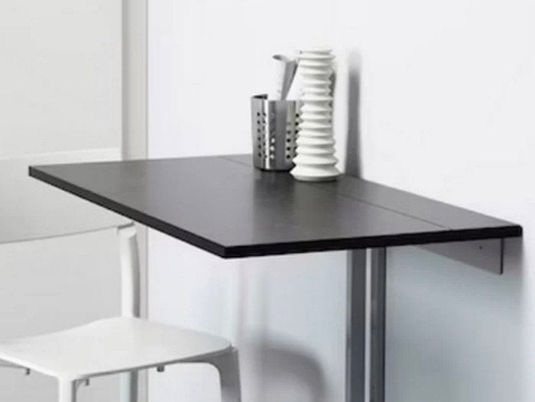 IKEA Klaptafel Wandbevestiging 90x50 cm, Huis en Inrichting, Ophalen, Gebruikt, 50 tot 100 cm, Tot twee personen