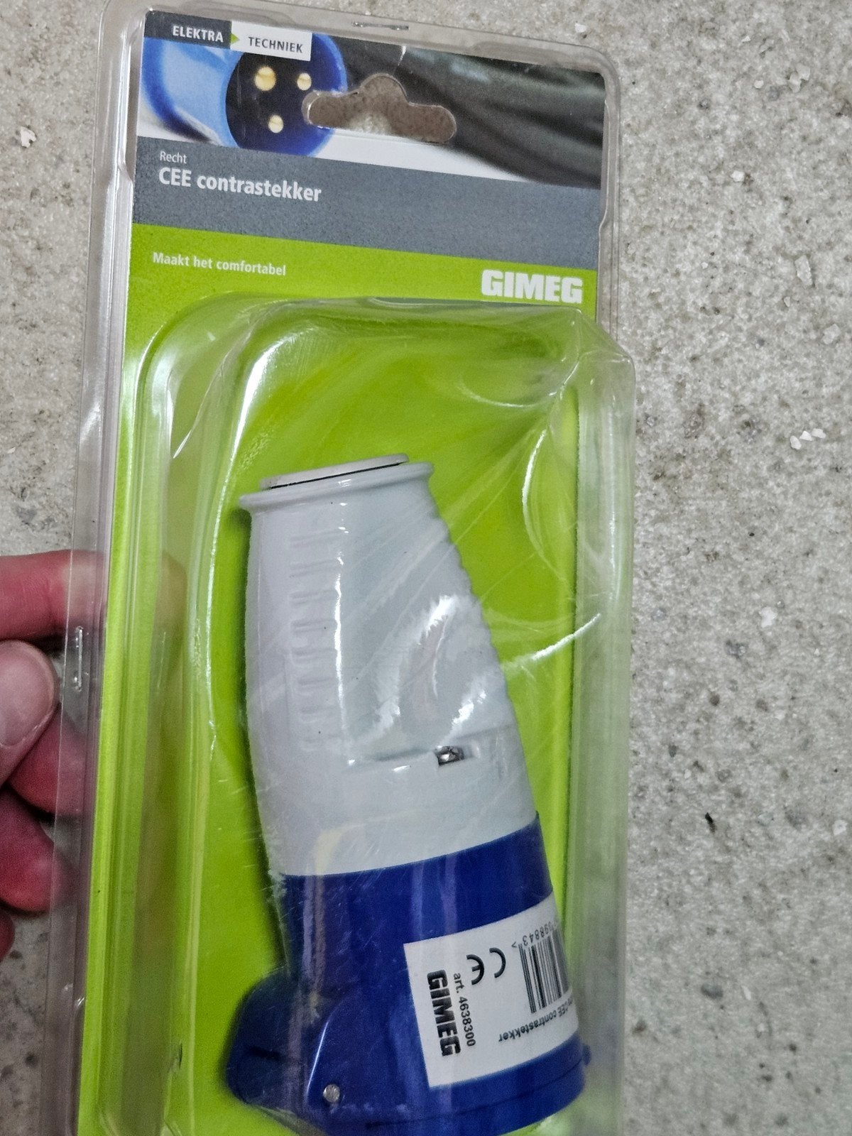 gimeg contra stekker, Ophalen, Nieuw