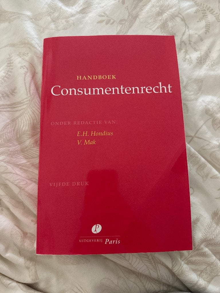 Handboek Consumentenrecht, Diverse auteurs, Ophalen of Verzenden, Beta, WO