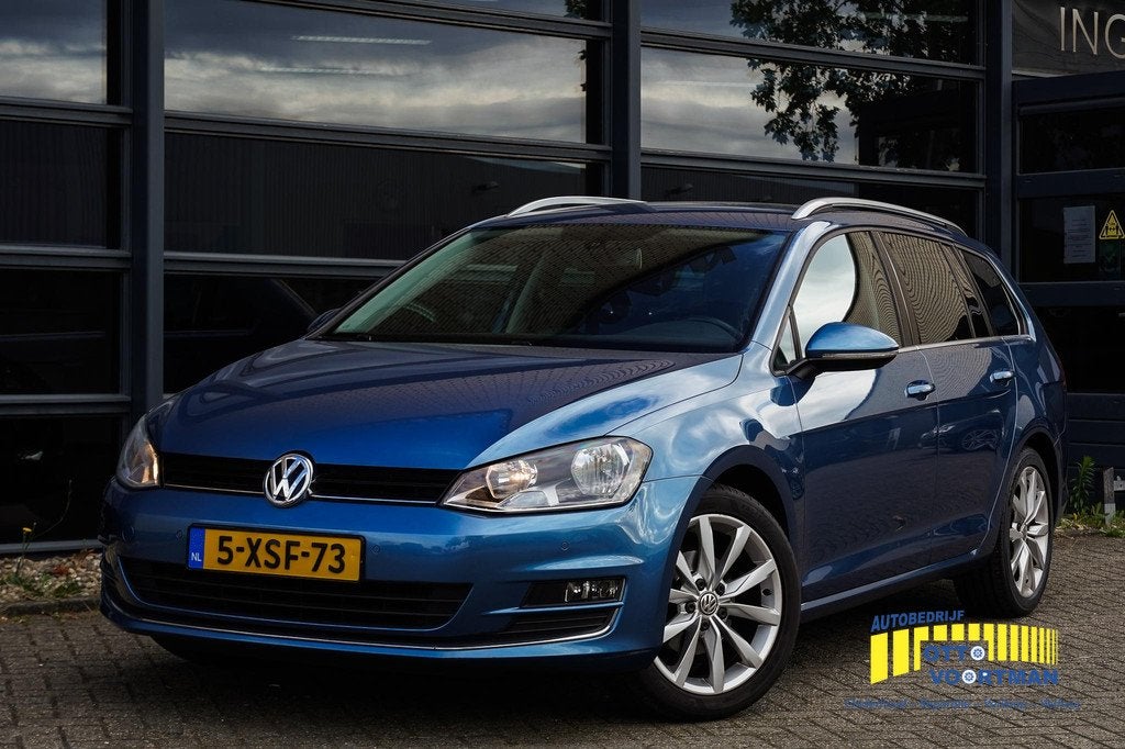 Volkswagen Golf Variant 1.2 TSI Highline Trekhaak|PDC|Zuinig, Auto's, Volkswagen, Euro 5, Gebruikt, Zwart, 4 cilinders