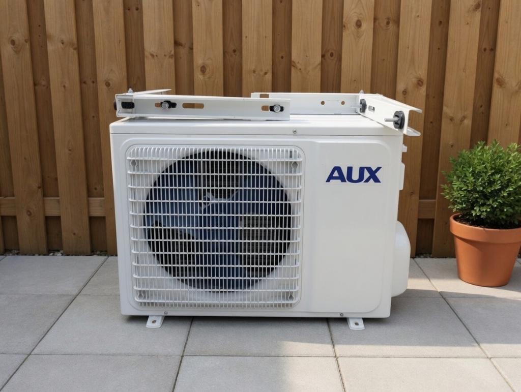 Airco AUX 12000 splitairco buitenunit, Witgoed en Apparatuur, Airco's, Ophalen, Koelen en Ontvochtigen, 3 snelheden of meer, Zo goed als nieuw
