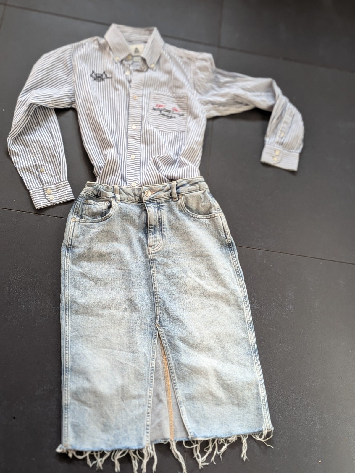 Leuke set kleding: Gaastra overhemd en Scotch & Soda rok, Ophalen of Verzenden, Zo goed als nieuw, Jongen