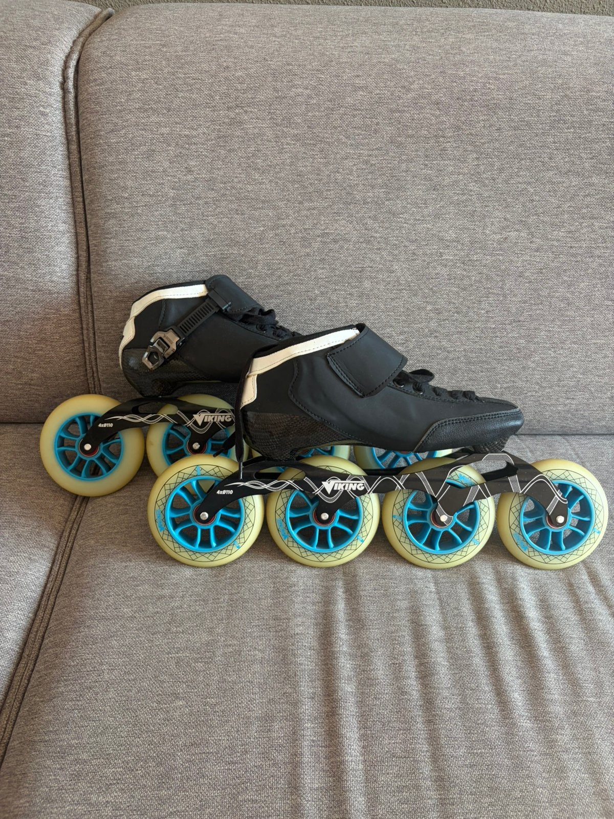 Viking skeelers, Ophalen, Verstelbaar, Zo goed als nieuw, Inline skates 4 wielen