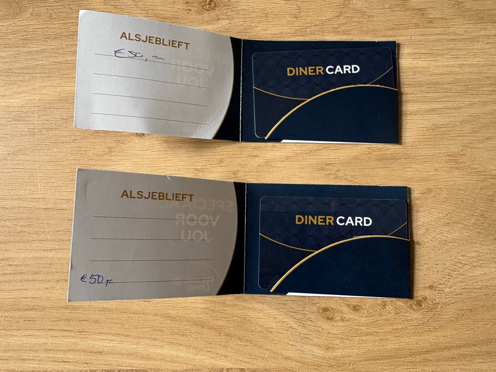 2x diner cadeaubon Holland casino. €100, Cadeaubon, Overige typen