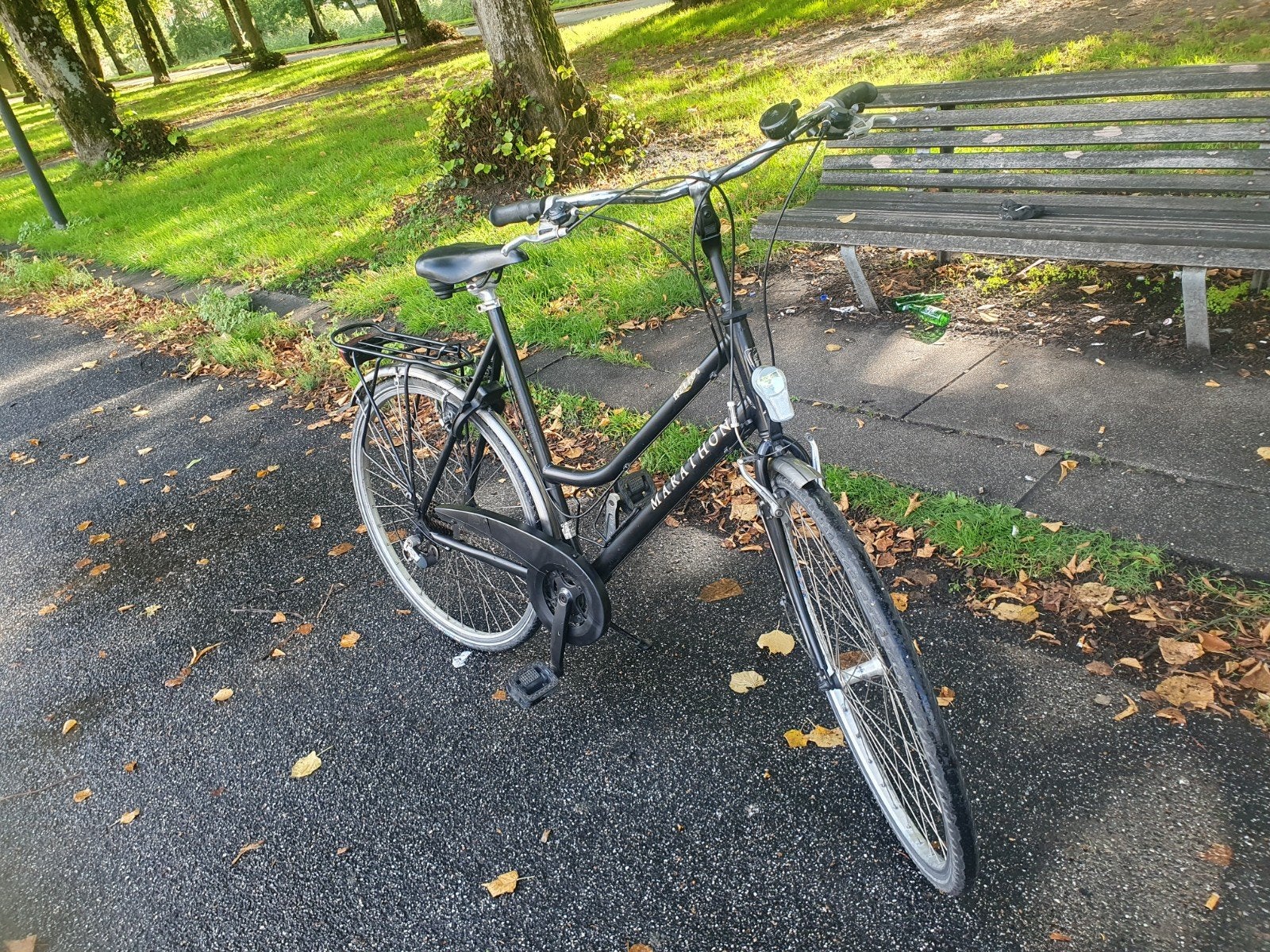Sparta Marathon fiets met 7 versnellingen en ringslot, Ophalen