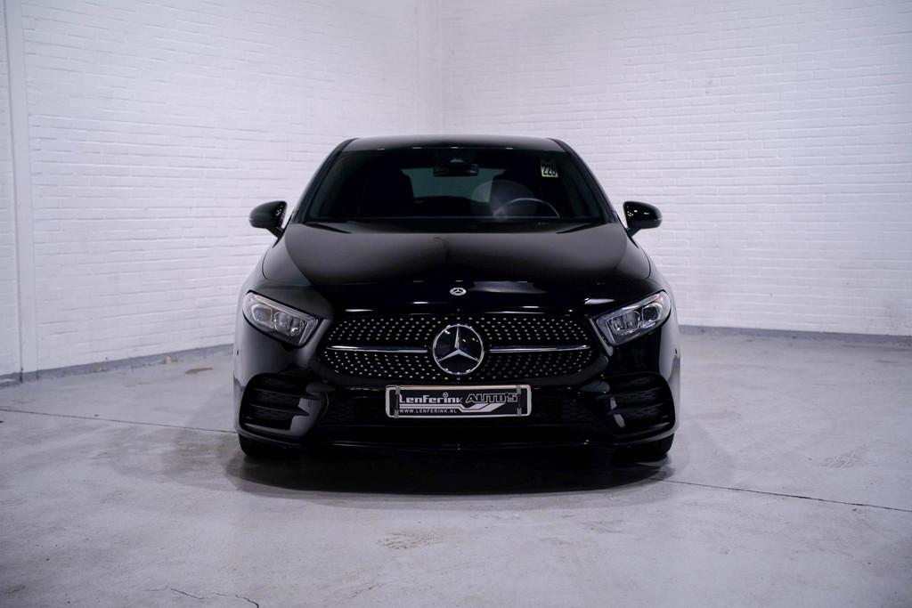 Mercedes-Benz A-klasse 180 Business Solution AMG Navi Camera, Gebruikt, 4 cilinders, Zwart, Origineel Nederlands