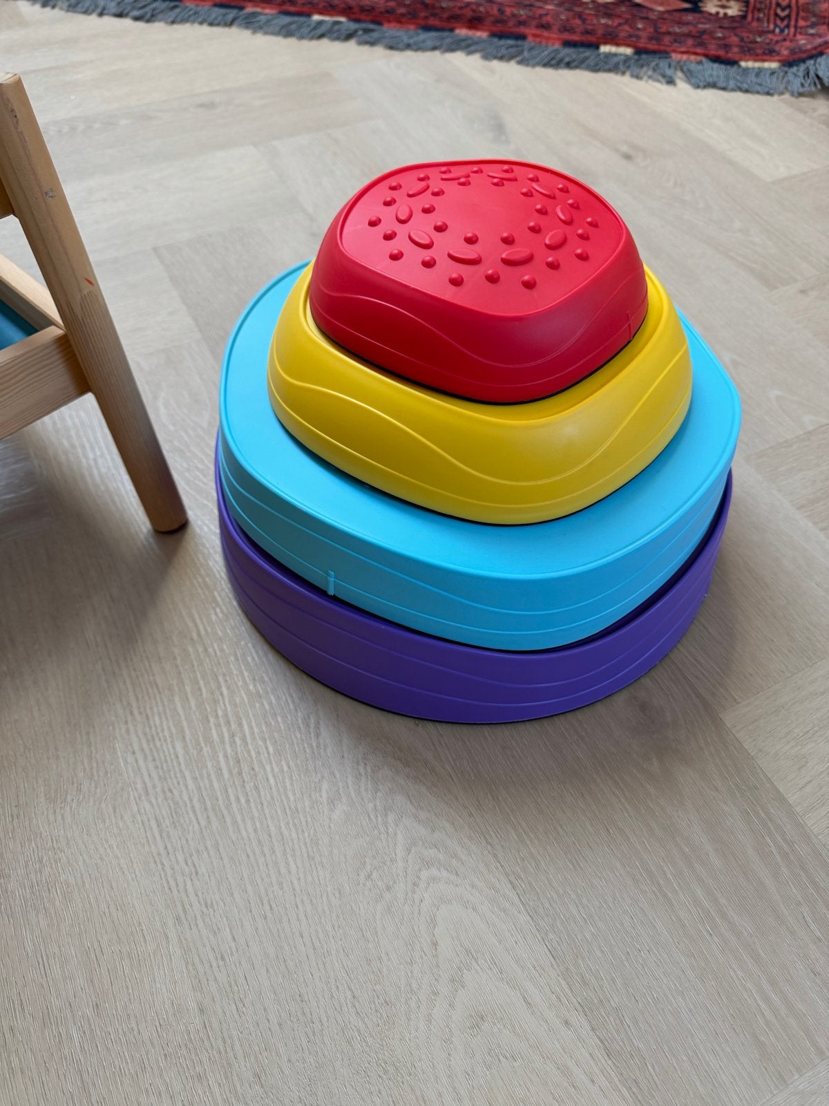 Montessori Stapelstenen - Balans en Motoriek Speelgoed, Kinderen en Baby's, Ophalen of Verzenden, Gebruikt, Ontdekken