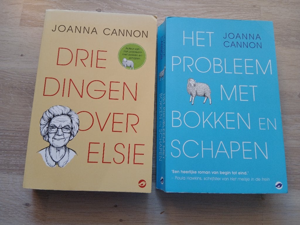 JOANNA CANNON Drie dingen over Elsie & Het probleem met, Ophalen of Verzenden, Gelezen
