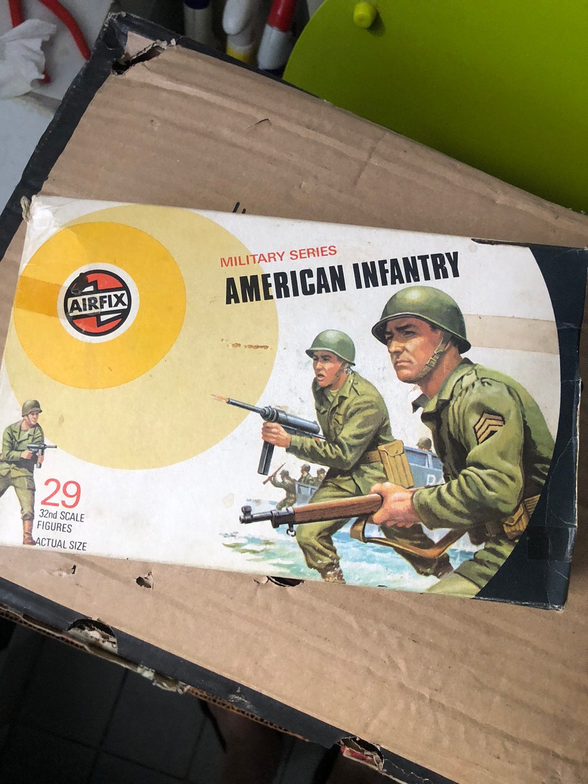 American infatery airfix, Hobby en Vrije tijd, Ophalen of Verzenden, Zo goed als nieuw, 1:50 of kleiner