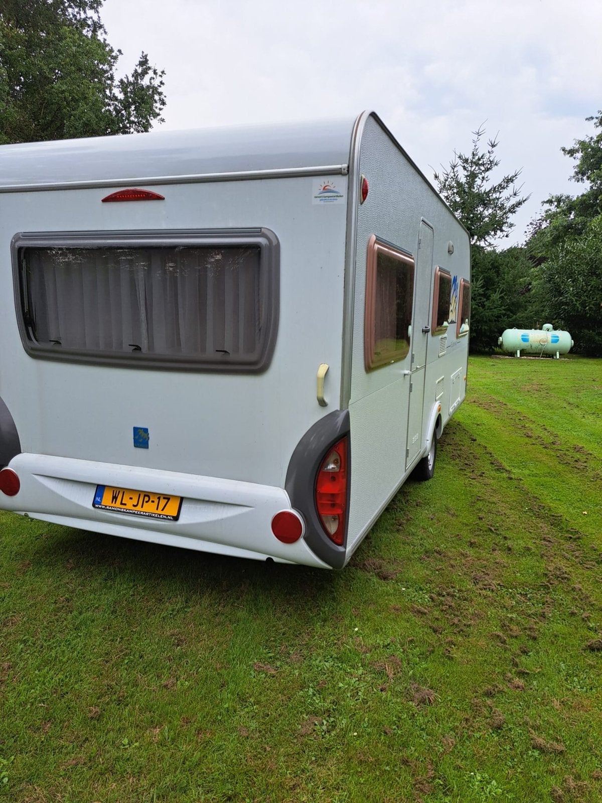 Knaus Sudwind 500 met mover!!, Vast bed, Kachel, Rondzit, Particulier