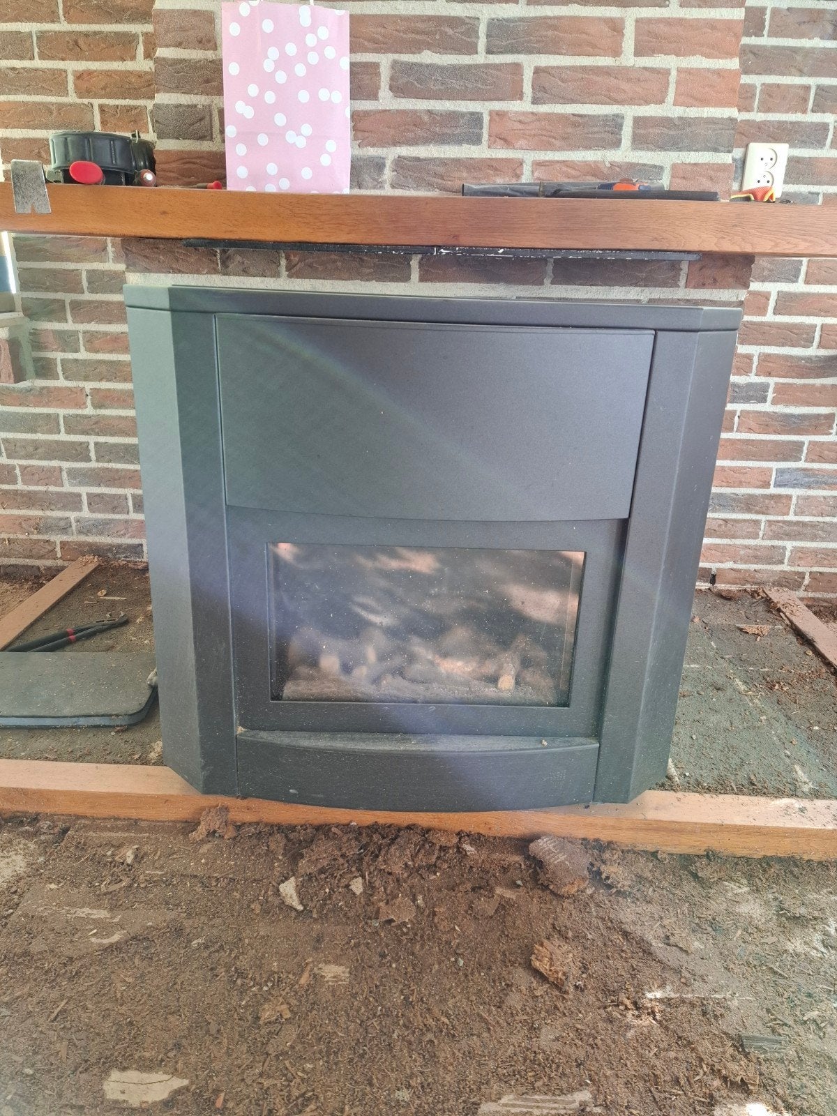 Well Straler Gashaard/Gaskachel A63ML HR100 - 8,03 kW, Huis en Inrichting, Ophalen, Gebruikt, Vrijstaande haard, Gashaard