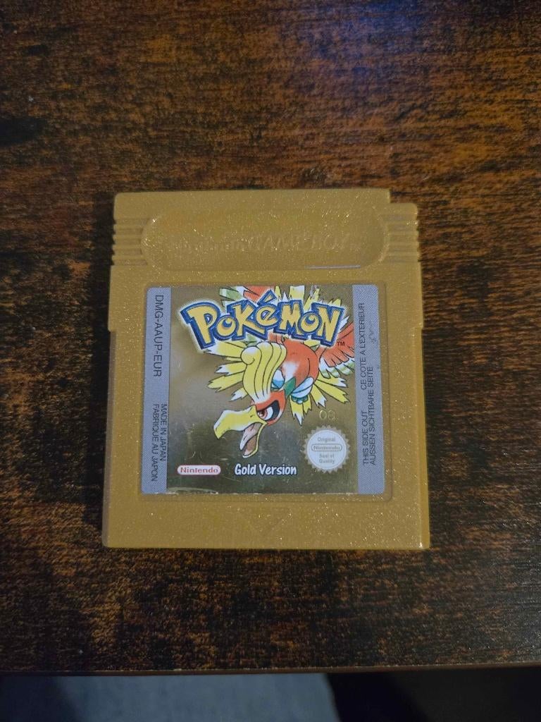 Pokemon Gold - Gameboy Color - (GEEN DOOS), Spelcomputers en Games, Games | Nintendo Game Boy, Avontuur en Actie, Gebruikt, 1 speler