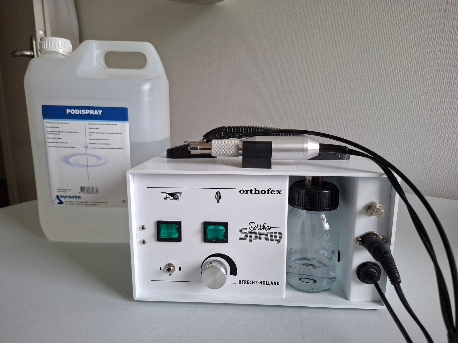 Te koop Orthofex spraymotor., Ophalen, Zo goed als nieuw, Hand- en Voetverzorging
