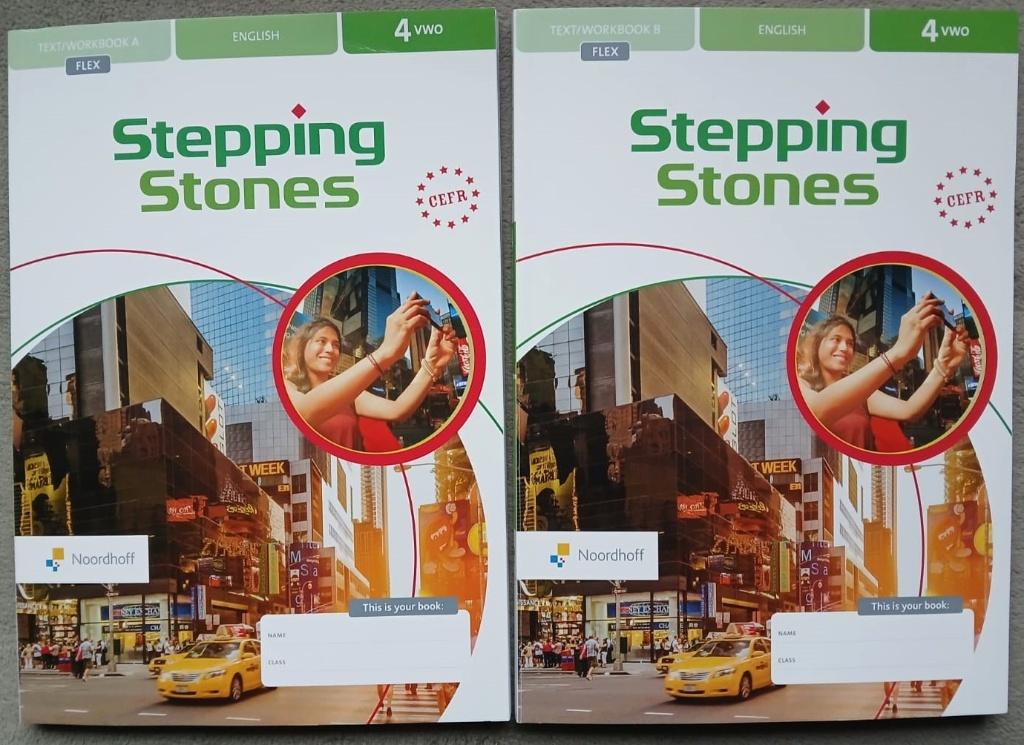 STEPPING STONES 6e ed 4 VWO Flex TextWorkbook A+B NIEUWE SET, VWO, Engels, Verzenden, Nieuw