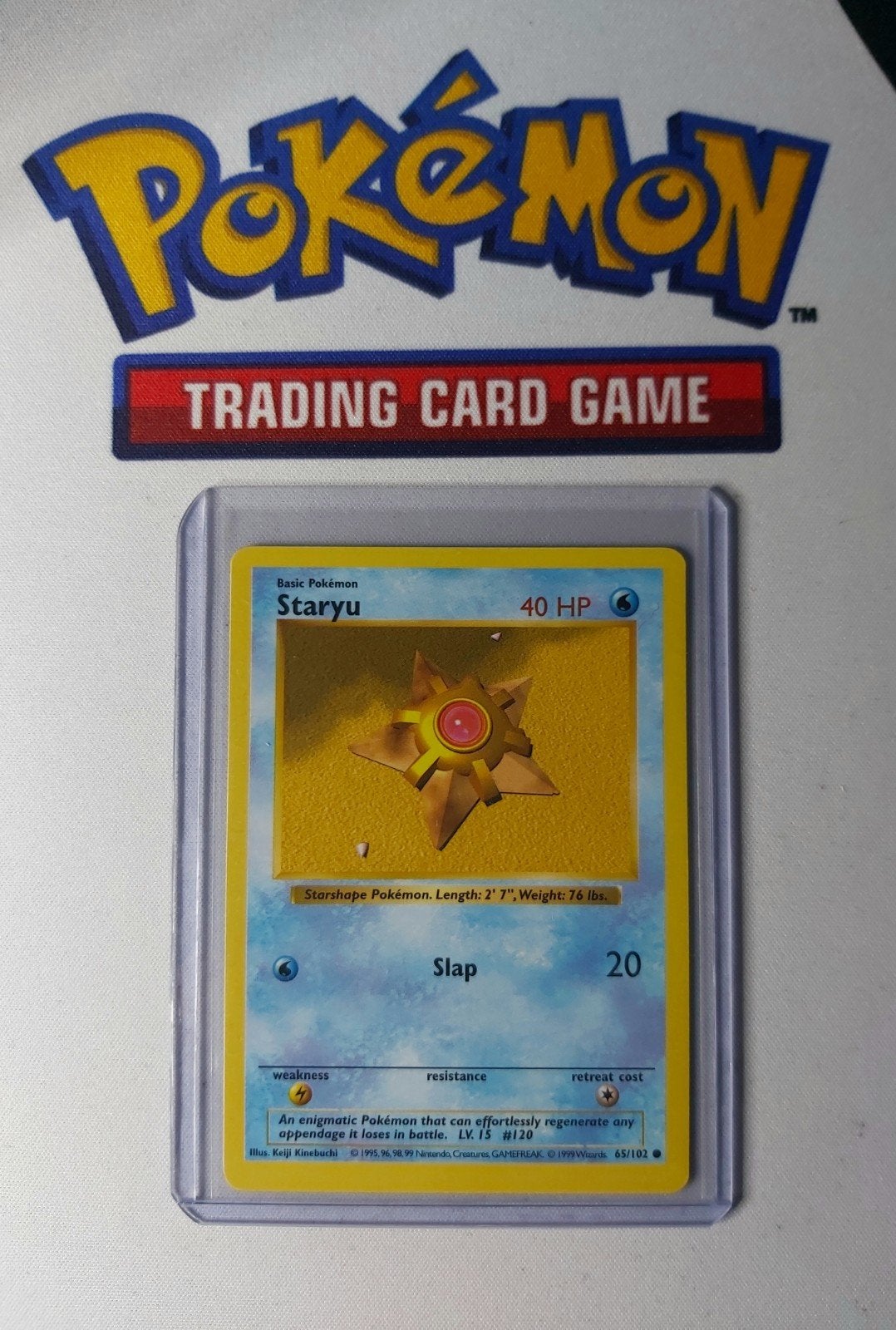 Shadowless Staryu, Base Set 1999, Ophalen of Verzenden, Zo goed als nieuw, Losse kaart