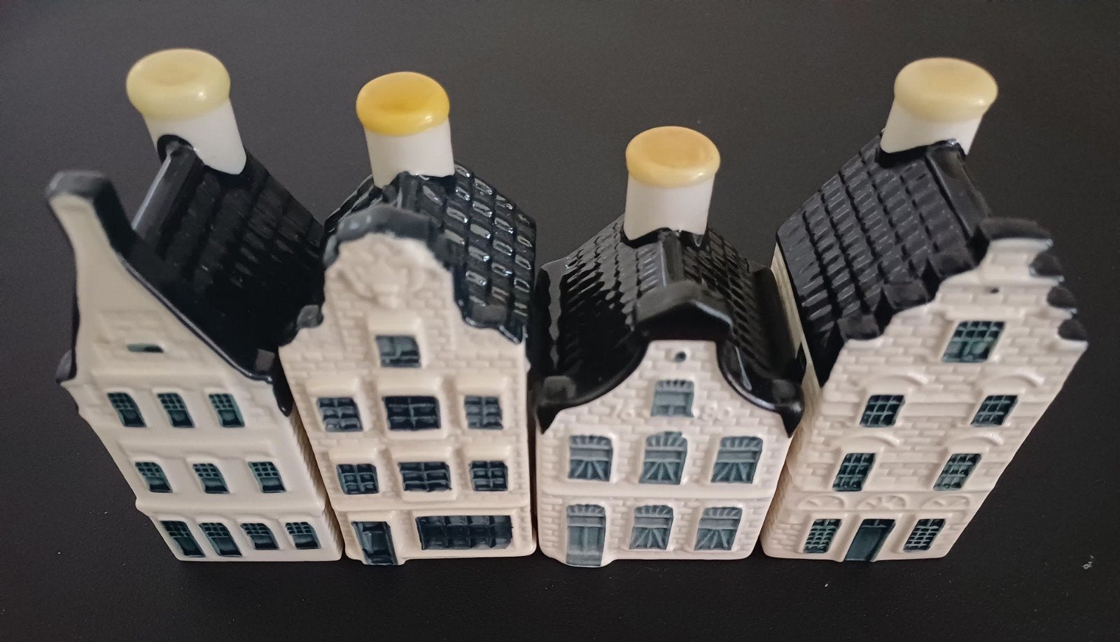 KLM BOLS Delfts Blauw Huisjes - Set van 4, Ophalen of Verzenden, Nieuw