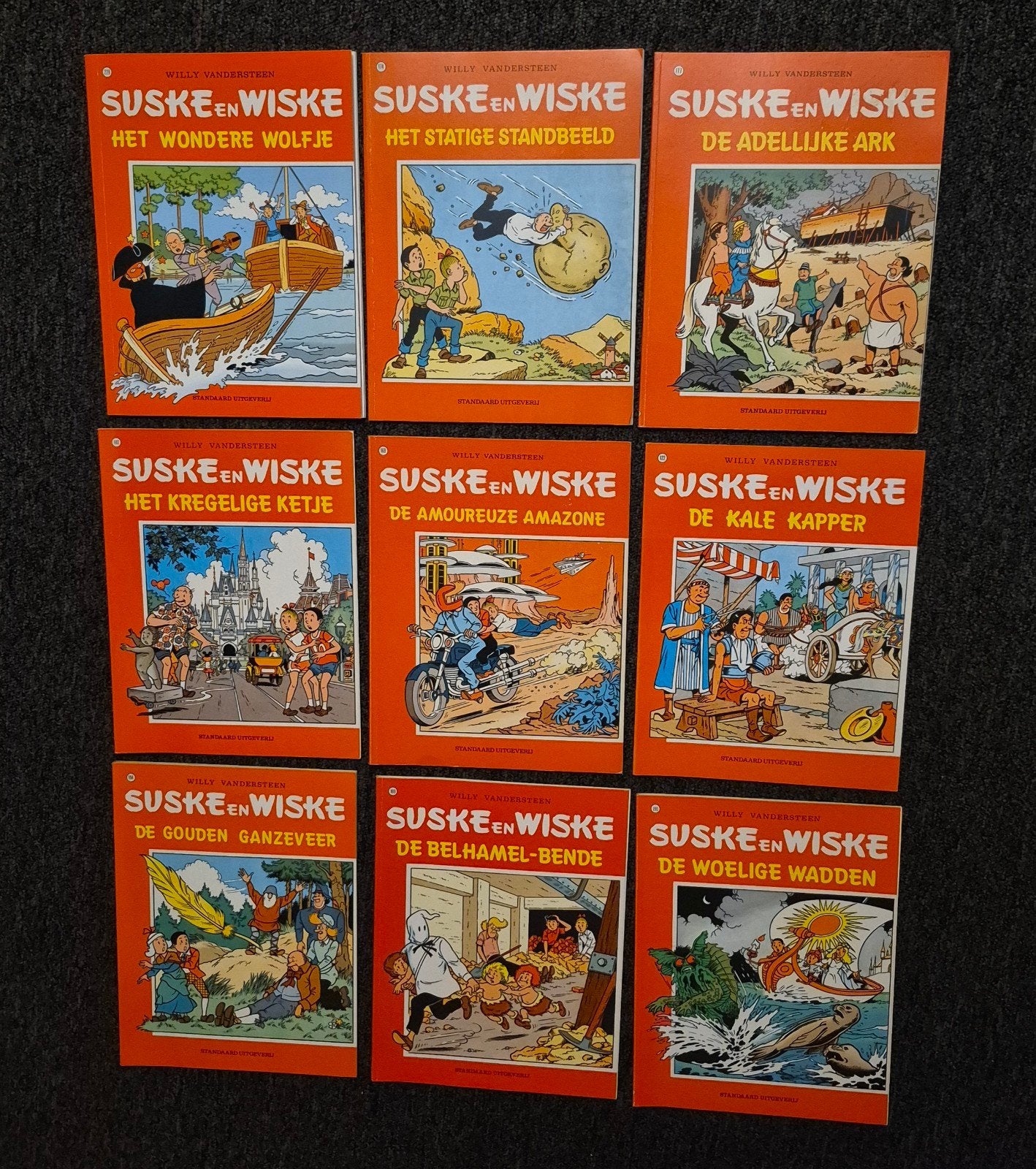 Suske en Wiske - Grote collectie van 18 stripboeken, Meerdere stripboeken, Ophalen of Verzenden