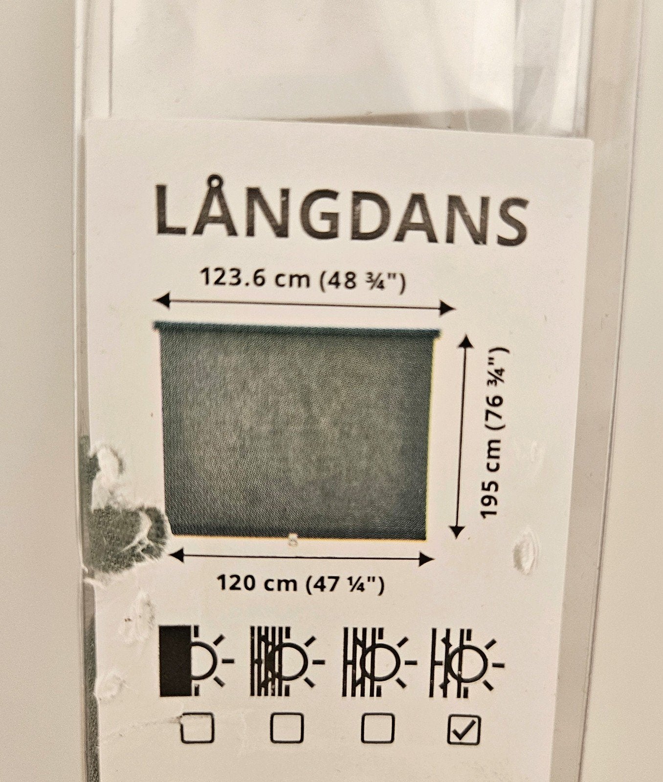Långdans rolgordijn ikea groen, Ophalen, Nieuw, Rolgordijn, Polyester