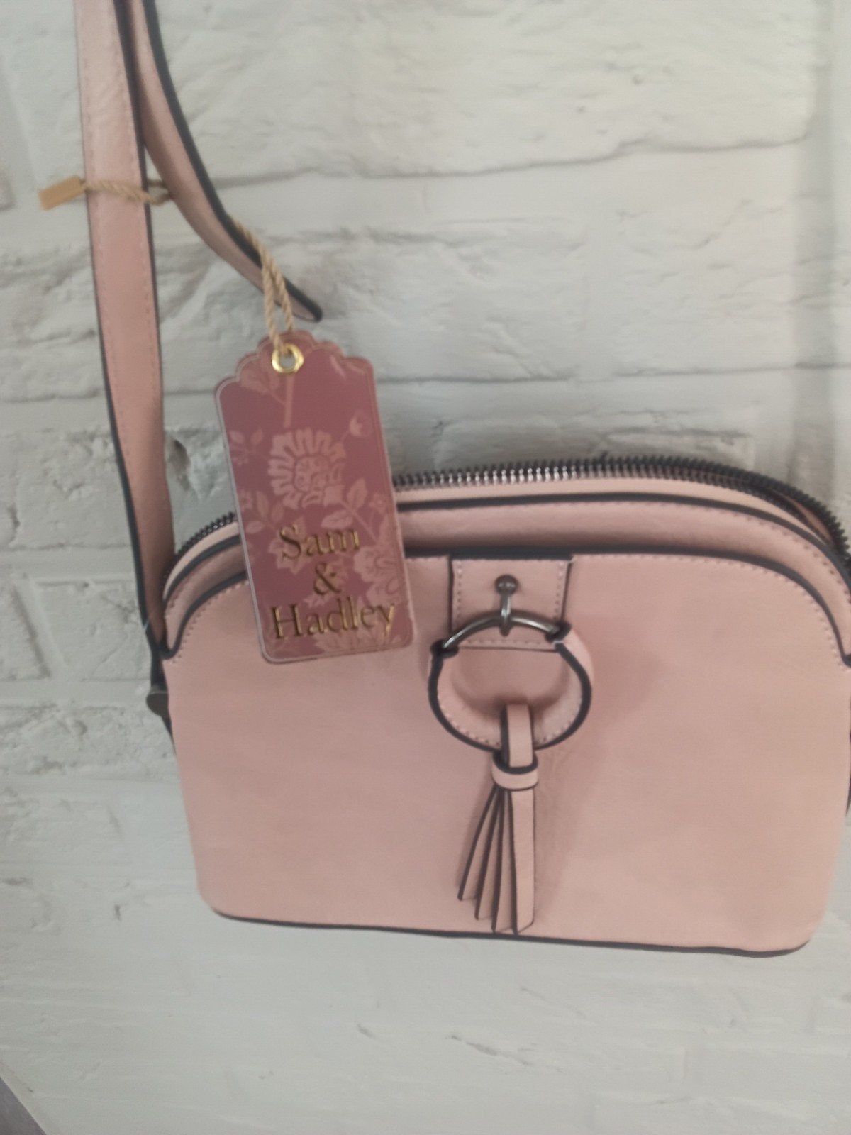 7.00€   Sam & Hadley Schoudertasje - Nieuw met label, Ophalen of Verzenden, Nieuw, Roze, Schoudertasje