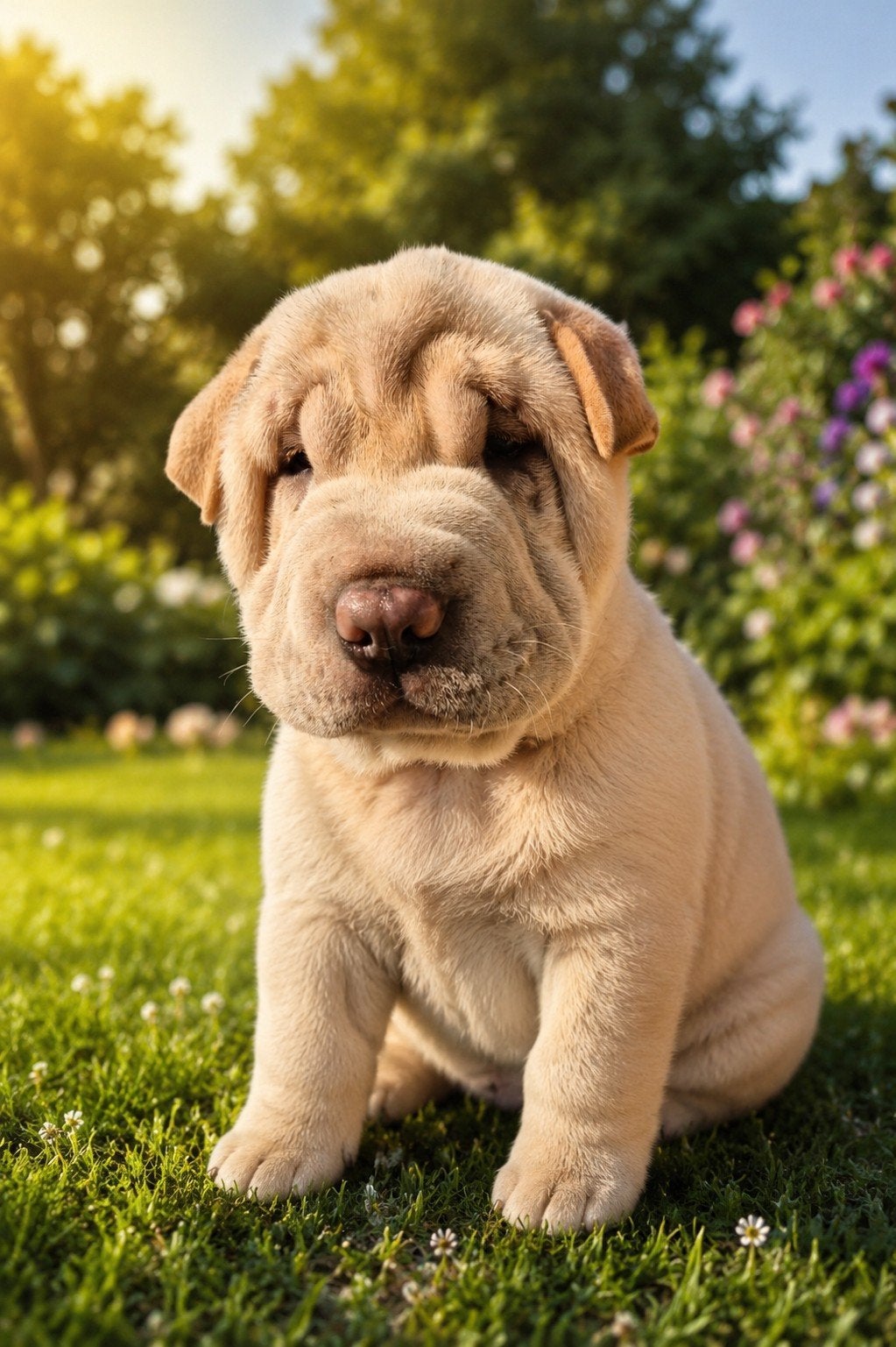 Sharpei pups nog 1 reu beschikbaar, Overige rassen, 8 tot 15 weken, Parvo, Meerdere