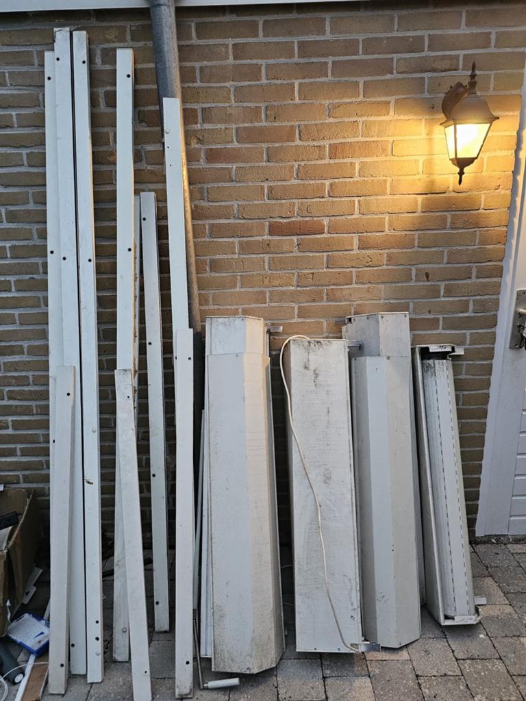 Rolluik/onderdelen van rolluik, Doe-het-zelf en Verbouw, Rolluiken, Ophalen of Verzenden, Wit