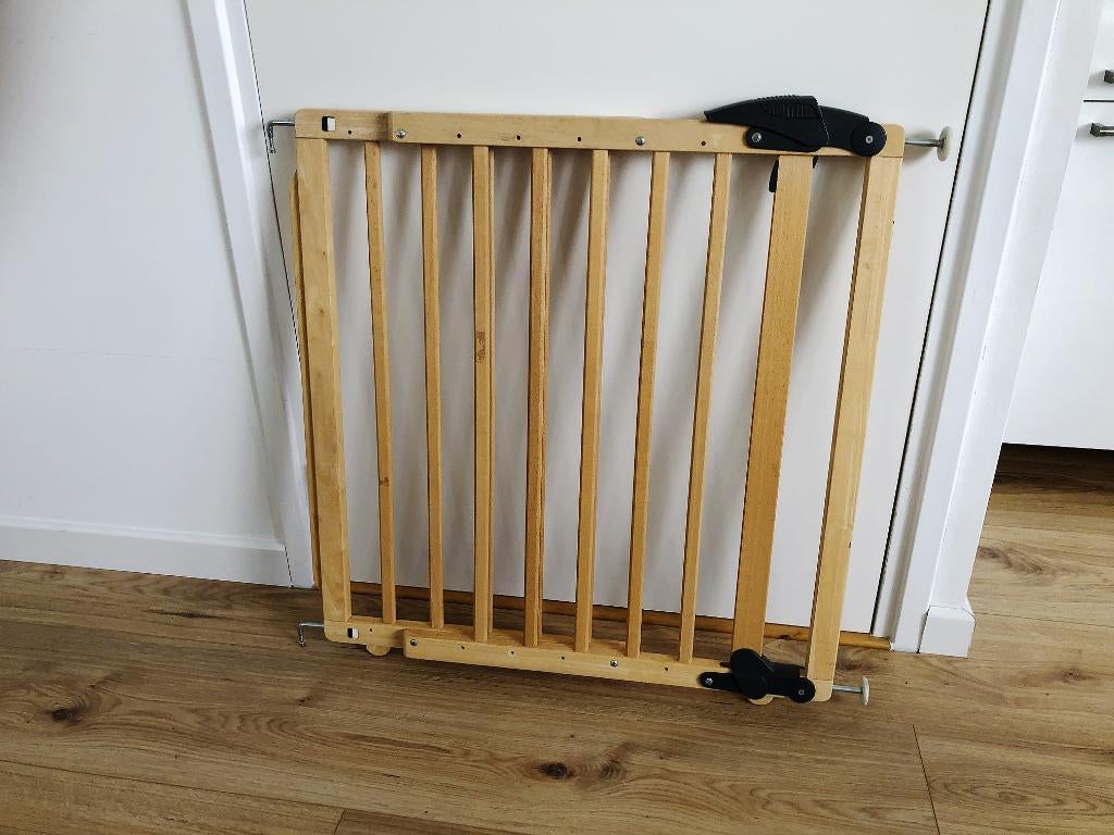 Traphekje  70 - 104 cm, Kinderen en Baby's, Traphekjes, Gebruikt, Klemhekje, Hout, 100 tot 115 cm, Ophalen