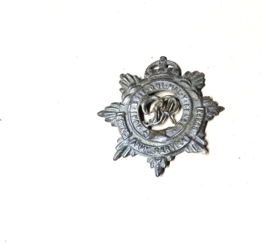 Embleem RASC Bodemvondst, Ophalen of Verzenden, Landmacht, Engeland, Embleem of Badge