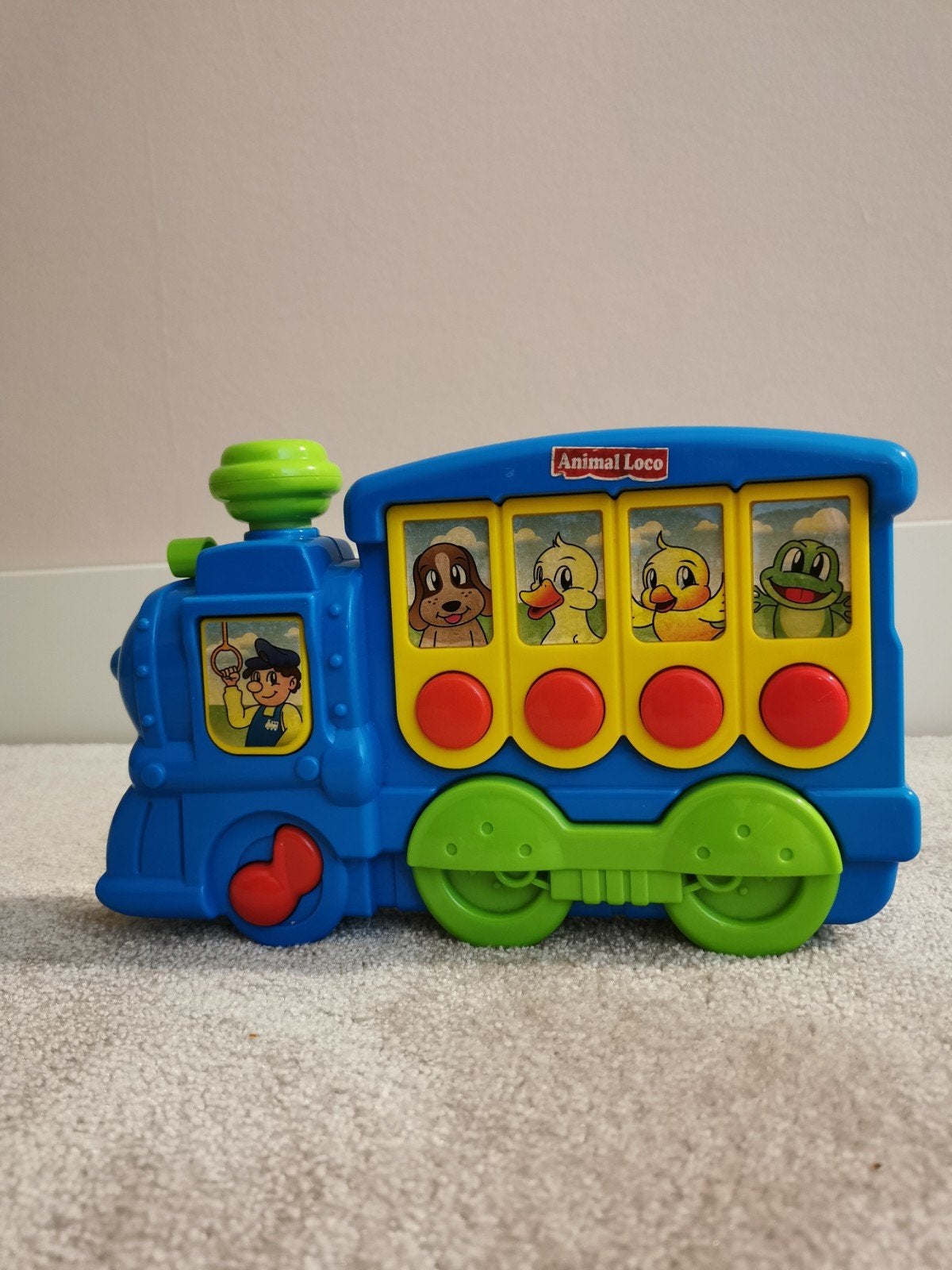 locomotief met geluid, Ophalen, 6 maanden tot 2 jaar