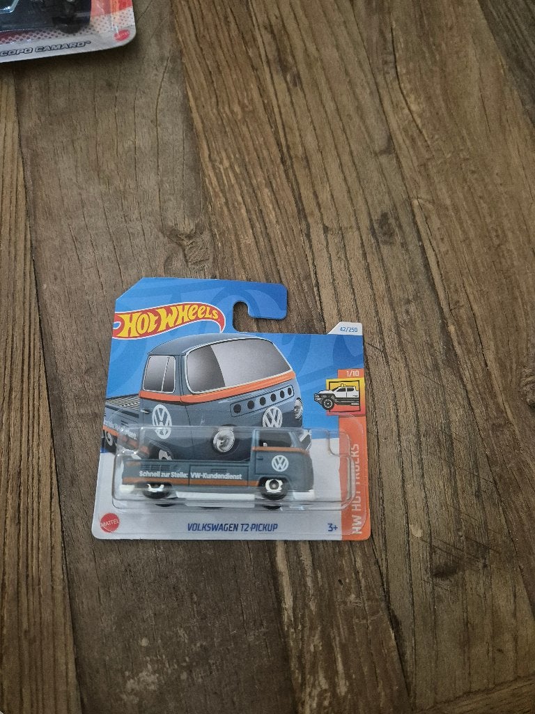 Hot Wheels Volkswagen VW T2 Pickup HW Hot Trucks grijs, Ophalen of Verzenden, Nieuw, Auto
