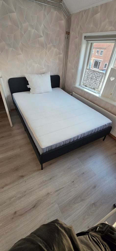 Nieuw bed 140x200, Ophalen, Tweepersoons, Grijs, 140 cm