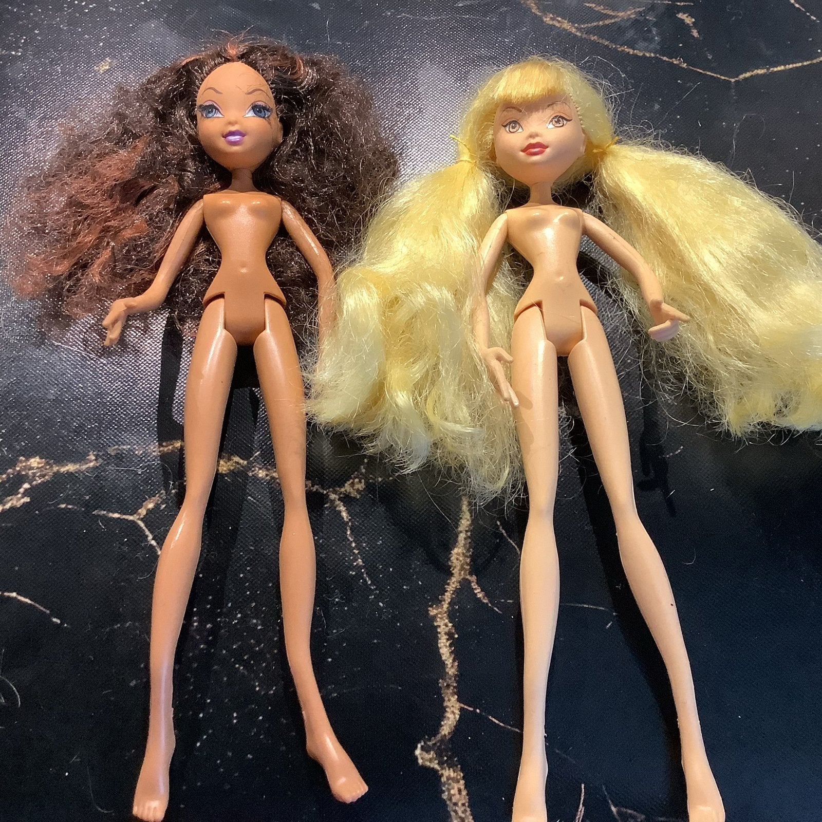 Winx Club poppen Stella en Layla - Mooie staat, Ophalen of Verzenden, Zo goed als nieuw, Overige typen