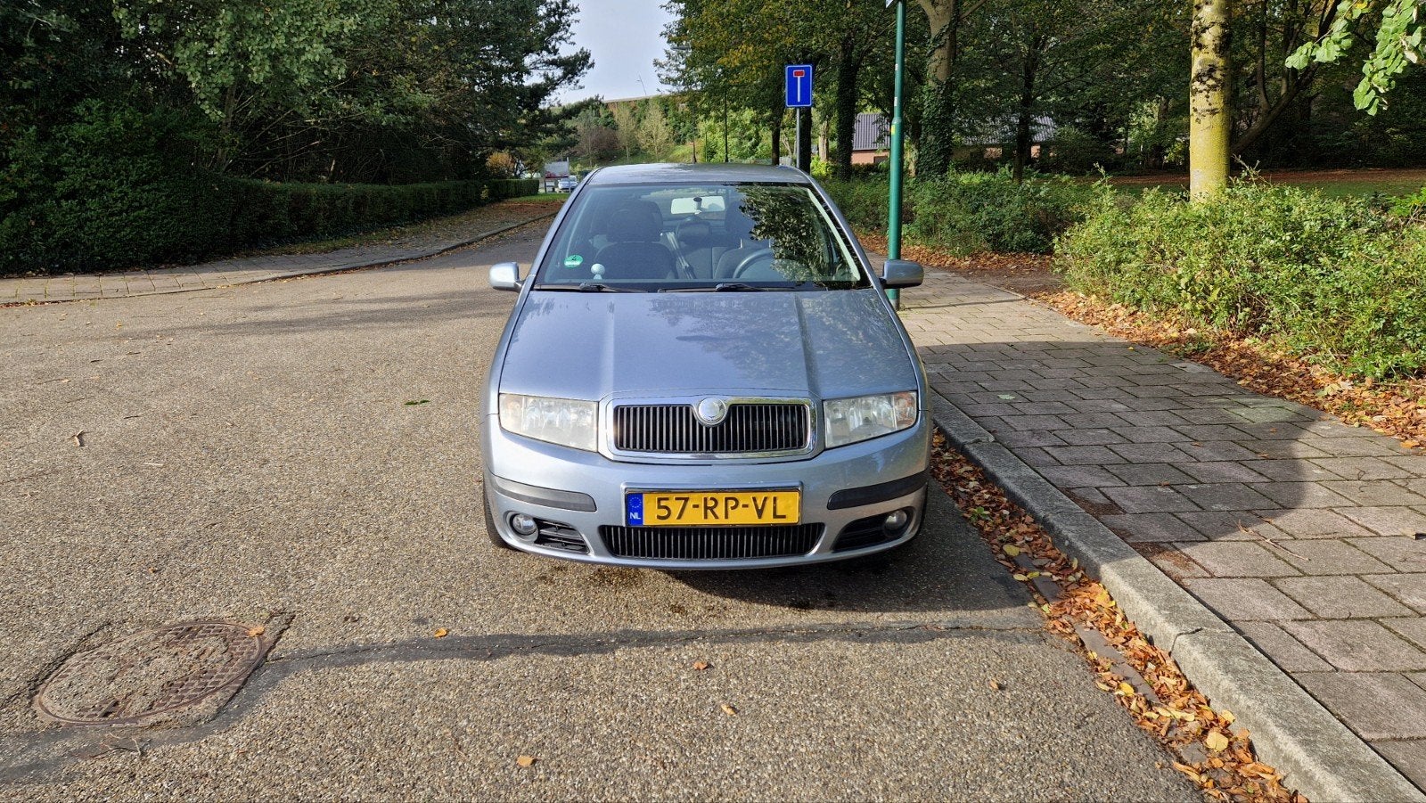 Skoda Fabia 1.4 74KW 2005 Grijs, Auto's, Voorwielaandrijving, 40 €/maand, Zwart, 4 cilinders
