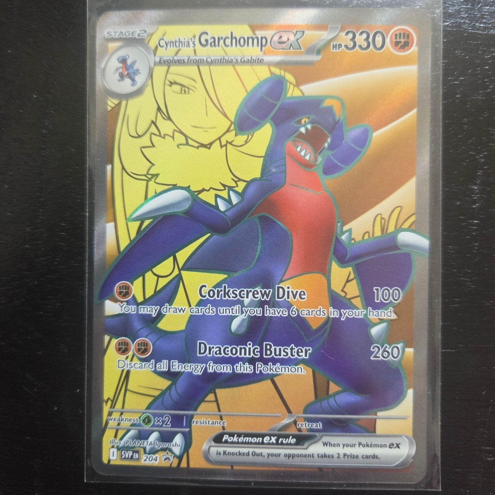 Cynthia's Garchomp Ex #204, Ophalen