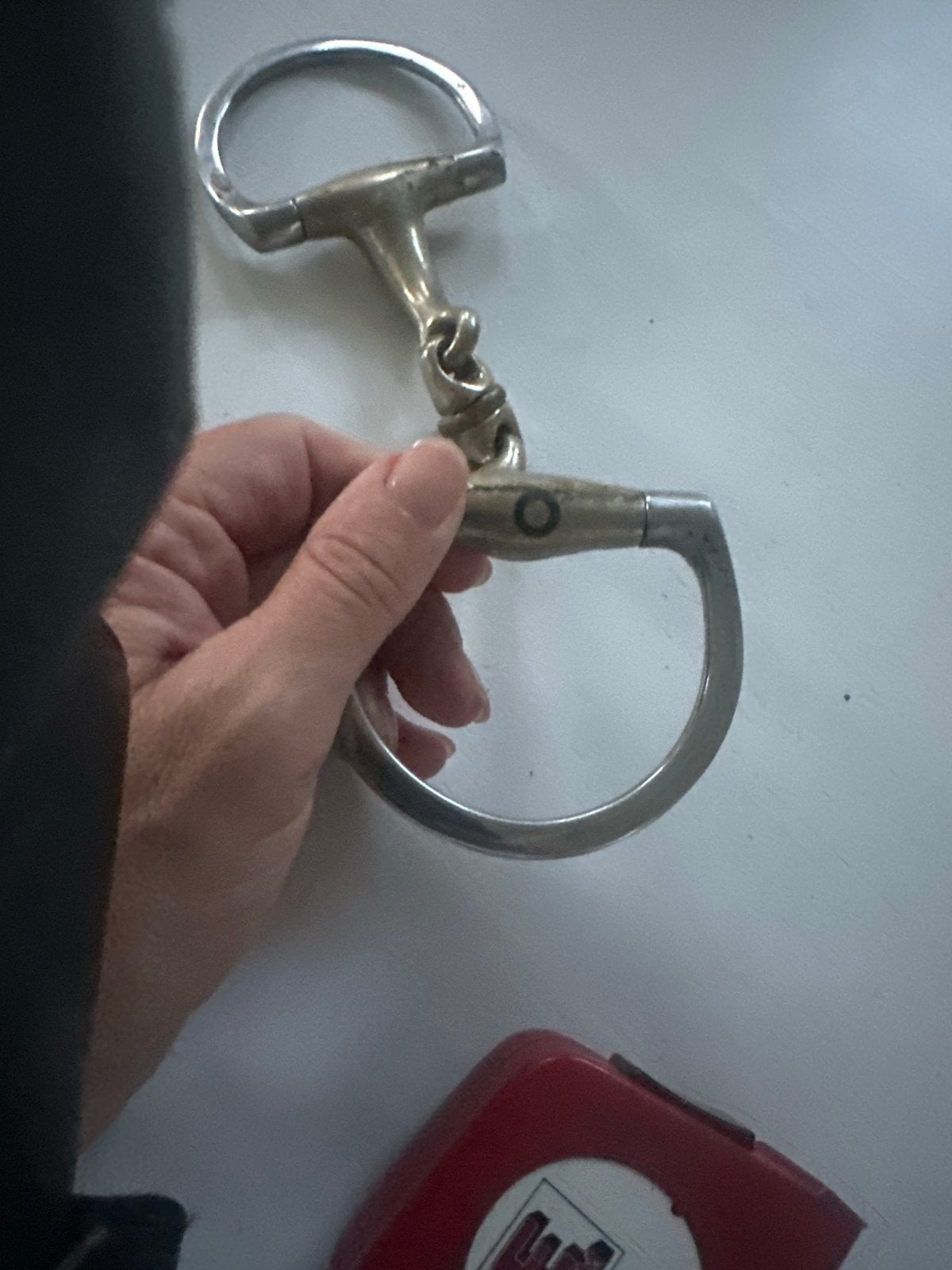 Sprenger dynamic ultra 16 mm 13,5 cm zgan, Ophalen, Zo goed als nieuw, Dressuur
