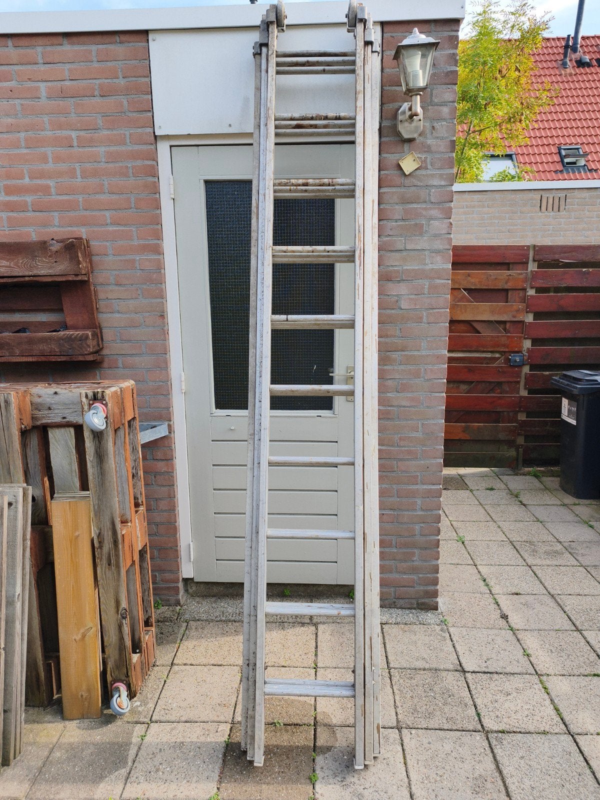 Gebruikte uitschuifbare ladder - 4 meter of meer, Ophalen, Gebruikt, Ladder, Opvouwbaar of Inschuifbaar