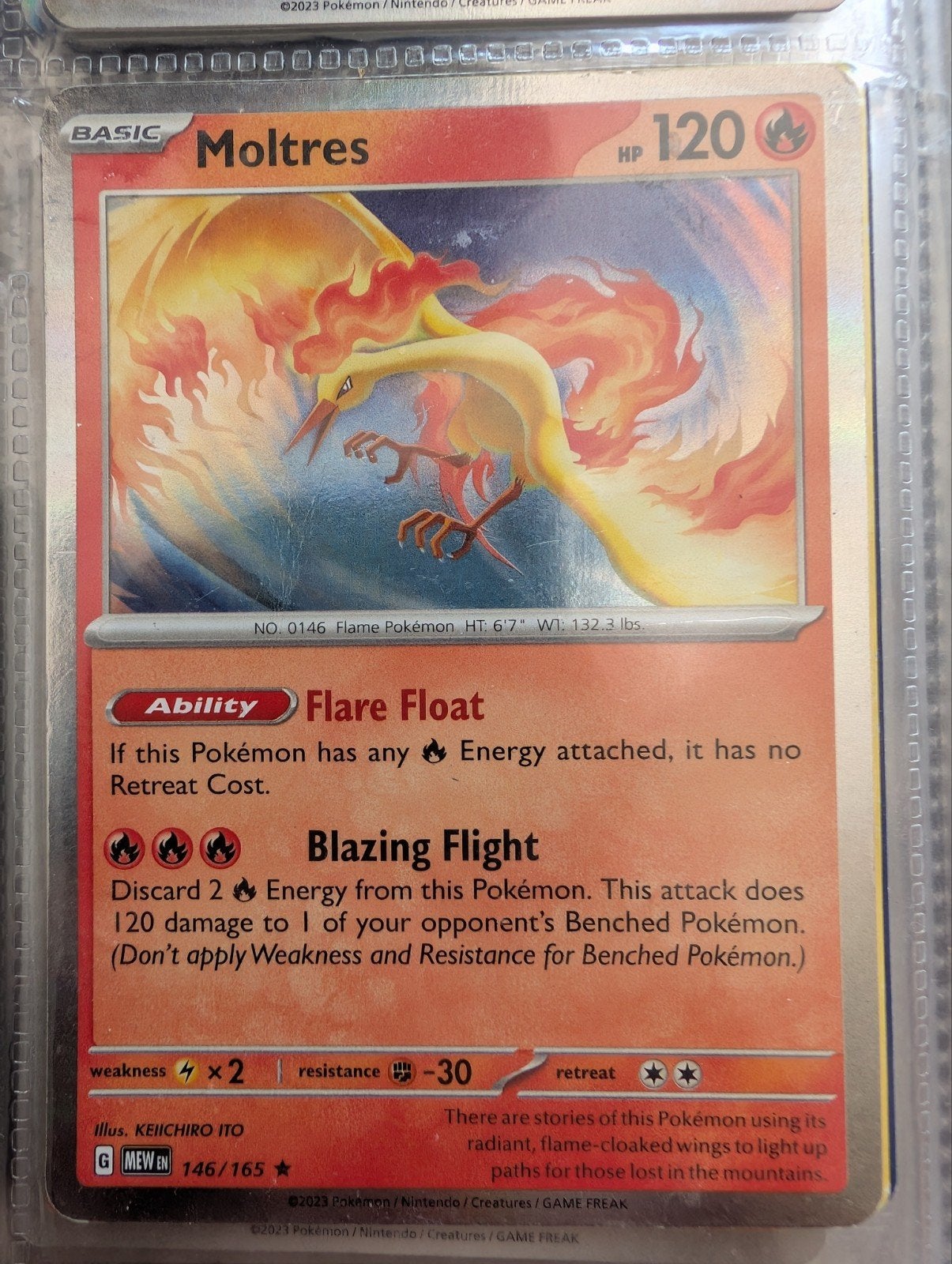 Moltres Pokémon Kaart - 2 Verschillende Versies, Ophalen of Verzenden, Zo goed als nieuw, Meerdere kaarten