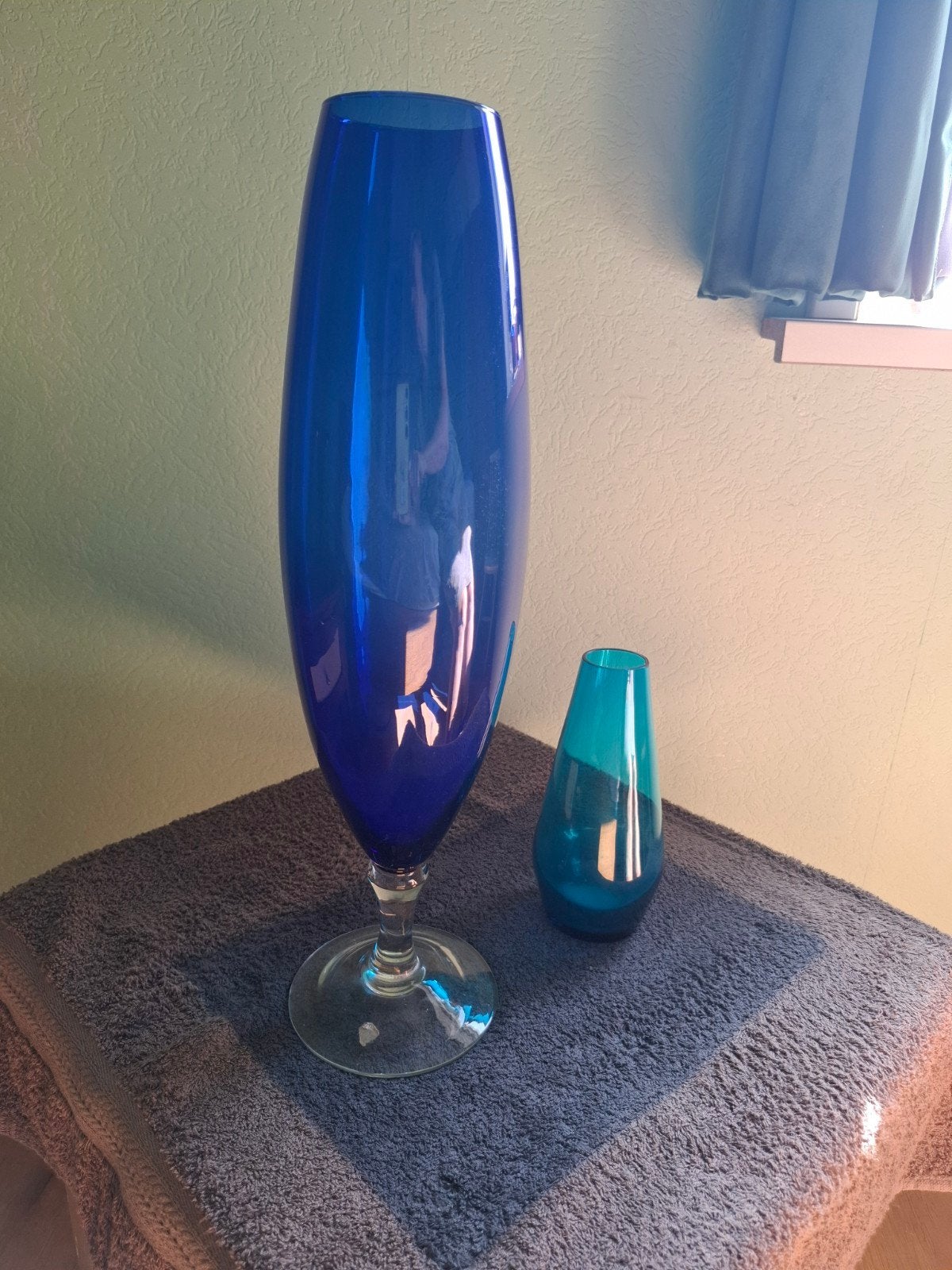 Blauw glaswerk, Ophalen, Blauw, Minder dan 50 cm, Glas