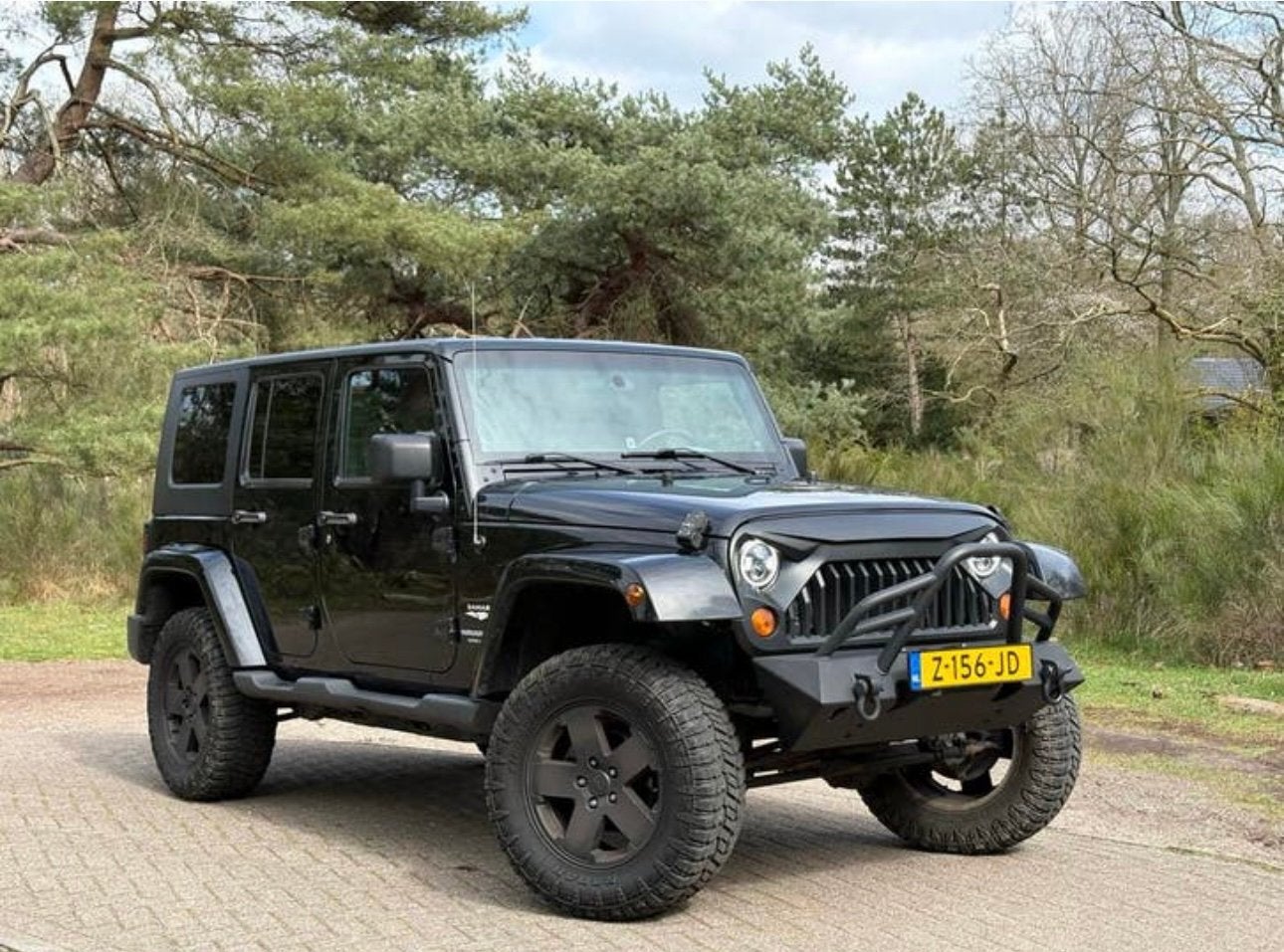 Jeep Wrangler 3.8l V6 2007 offroad, Auto's, 3778 cc, Stof, Zwart, Handgeschakeld