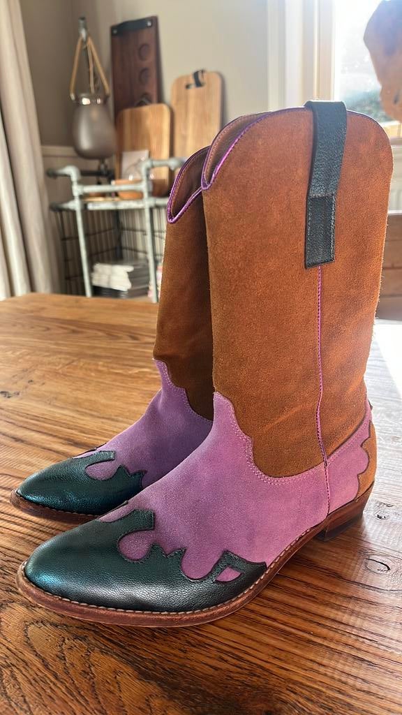Cowboylaars Clic! maat 38, Hoge laarzen, Zwart, Ophalen of Verzenden, Zo goed als nieuw